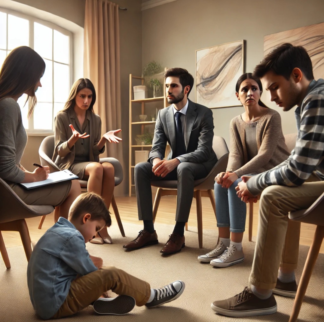 conflits familiaux en thérapie